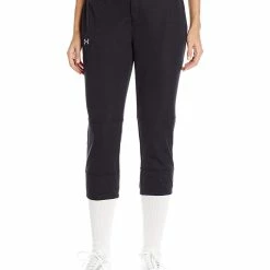 New Under Armour Women's Ua Strike Zone Pant Softball Pants Large Black