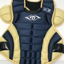 New Diamond DCP-IX3 FP Fastpitch Chest Protector 15" Navy/Beige Softball