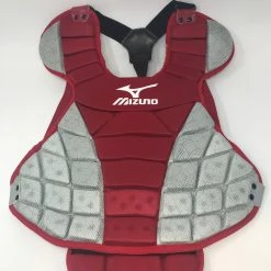 New Mizuno Samurai Women 13 In Fastpitch Softball Chest Protectors Red/White