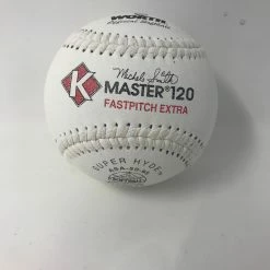 Rawlings New Other Worth K-Master White Stitch Super-Hyde Softballs One Dozen