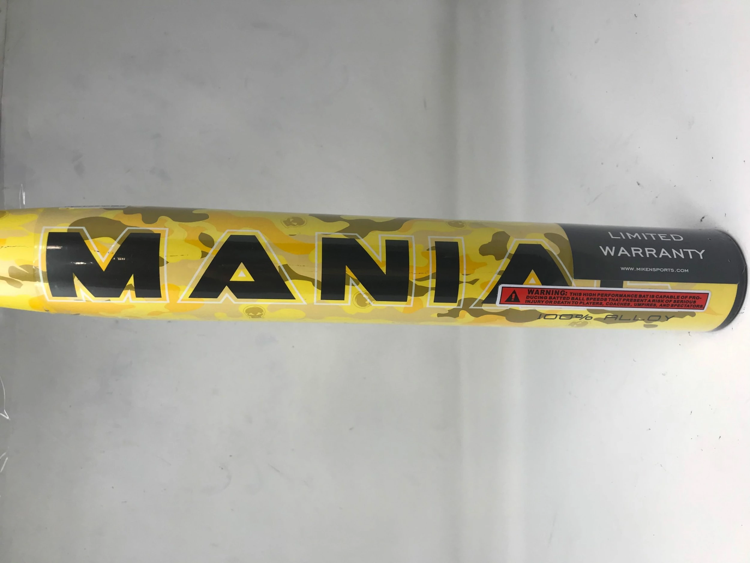 New Other Miken Maniac USSSA Slow Pitch Bat 2020 Yellow/Black 34/27 3 New Other Miken Maniac USSSA Slow Pitch Bat 2020 Yellow/Black 34/27