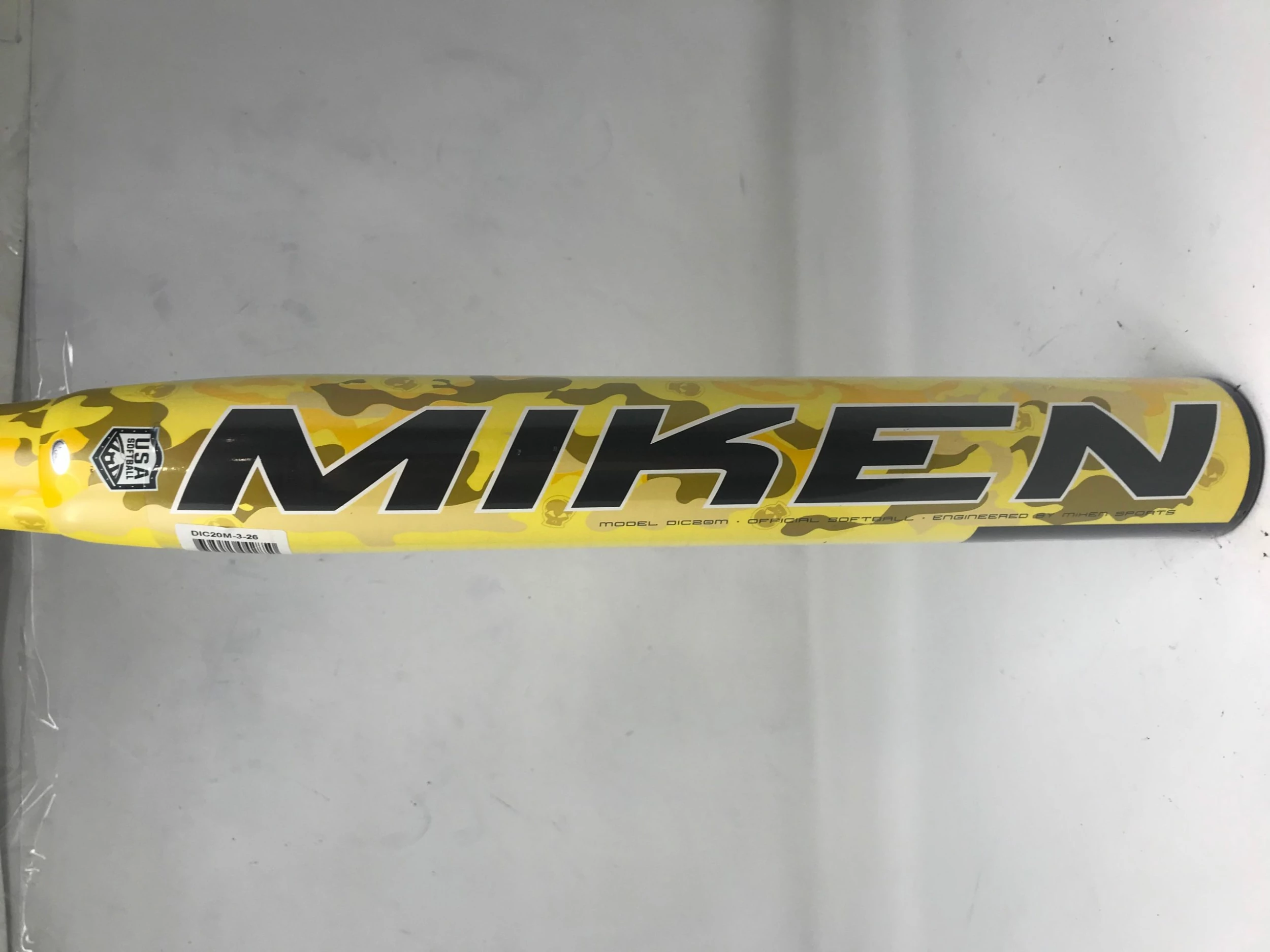 New Other Miken Maniac USSSA Slow Pitch Bat 2020 Yellow/Black 34/27 4 New Other Miken Maniac USSSA Slow Pitch Bat 2020 Yellow/Black 34/27 - Image 2