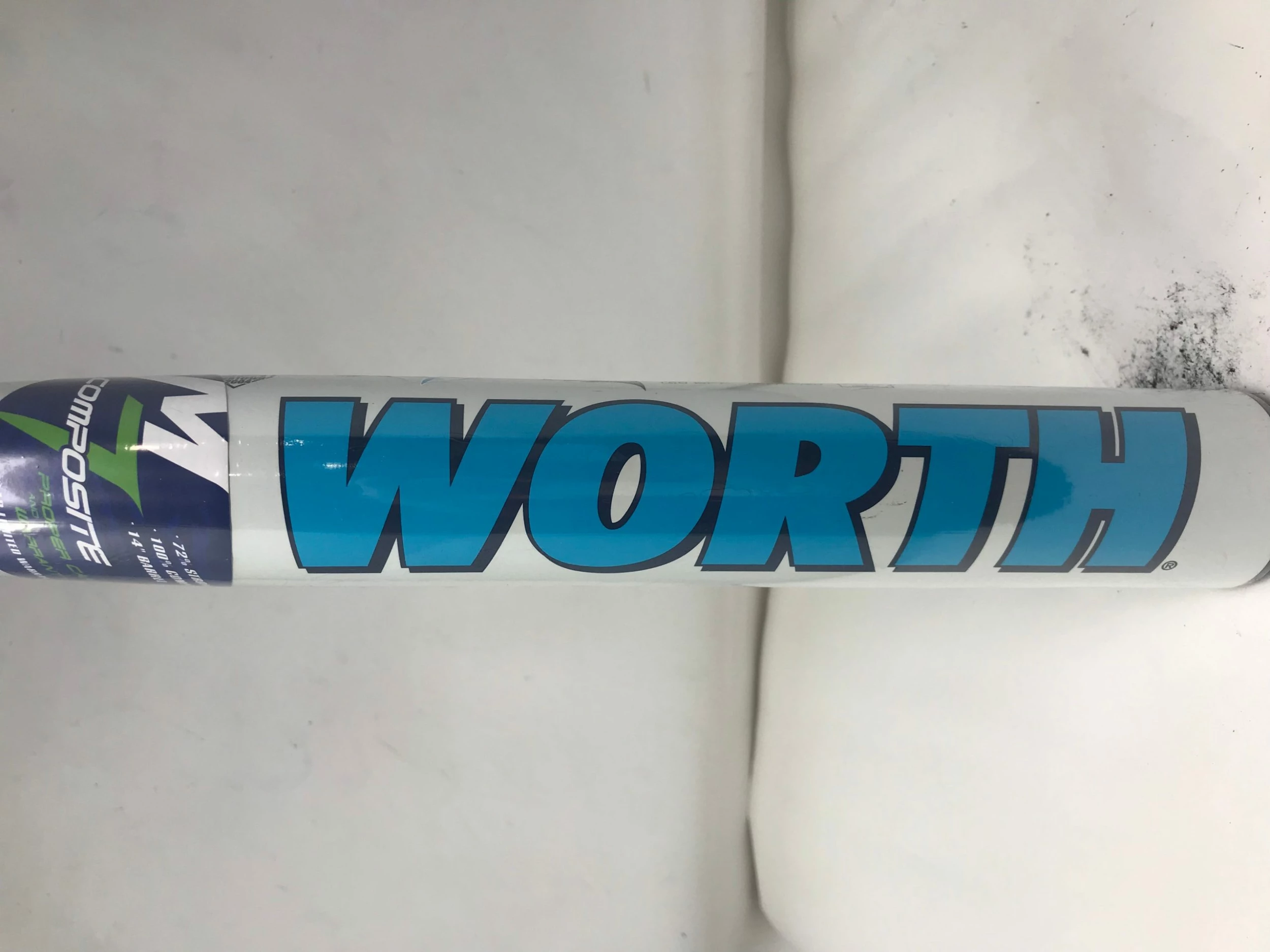 New Other Worth Mayhem 31/21 M75FP Fastpitch Softball Bat White/Blue 2 1/4" Barrel 4 New Other Worth Mayhem 31/21 M75FP Fastpitch Softball Bat White/Blue 2 1/4" Barrel - Image 2