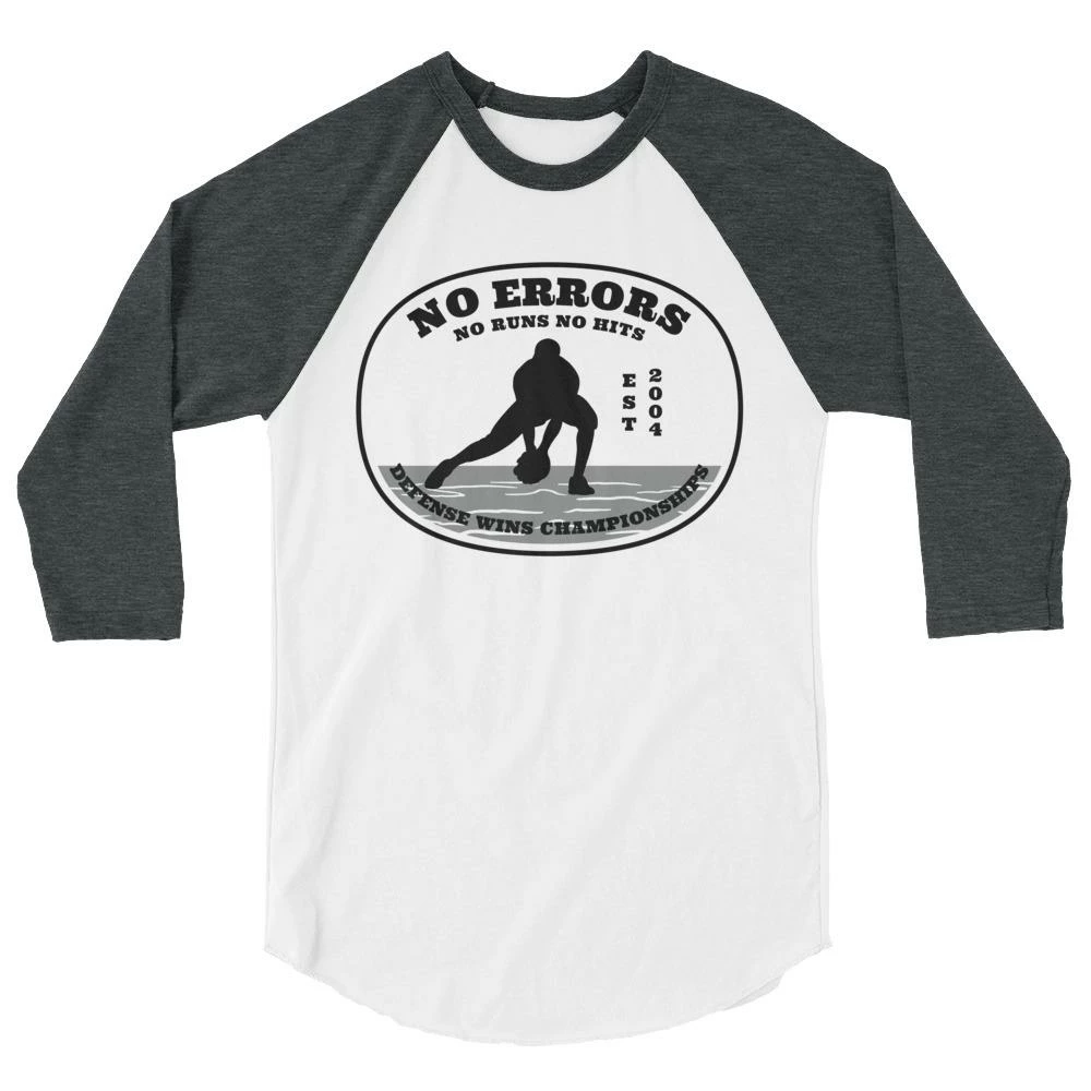 No Errors Sports 3/4 Sleeve Raglan Shirt 7 No Errors Sports 3/4 Sleeve Raglan Shirt - Image 5