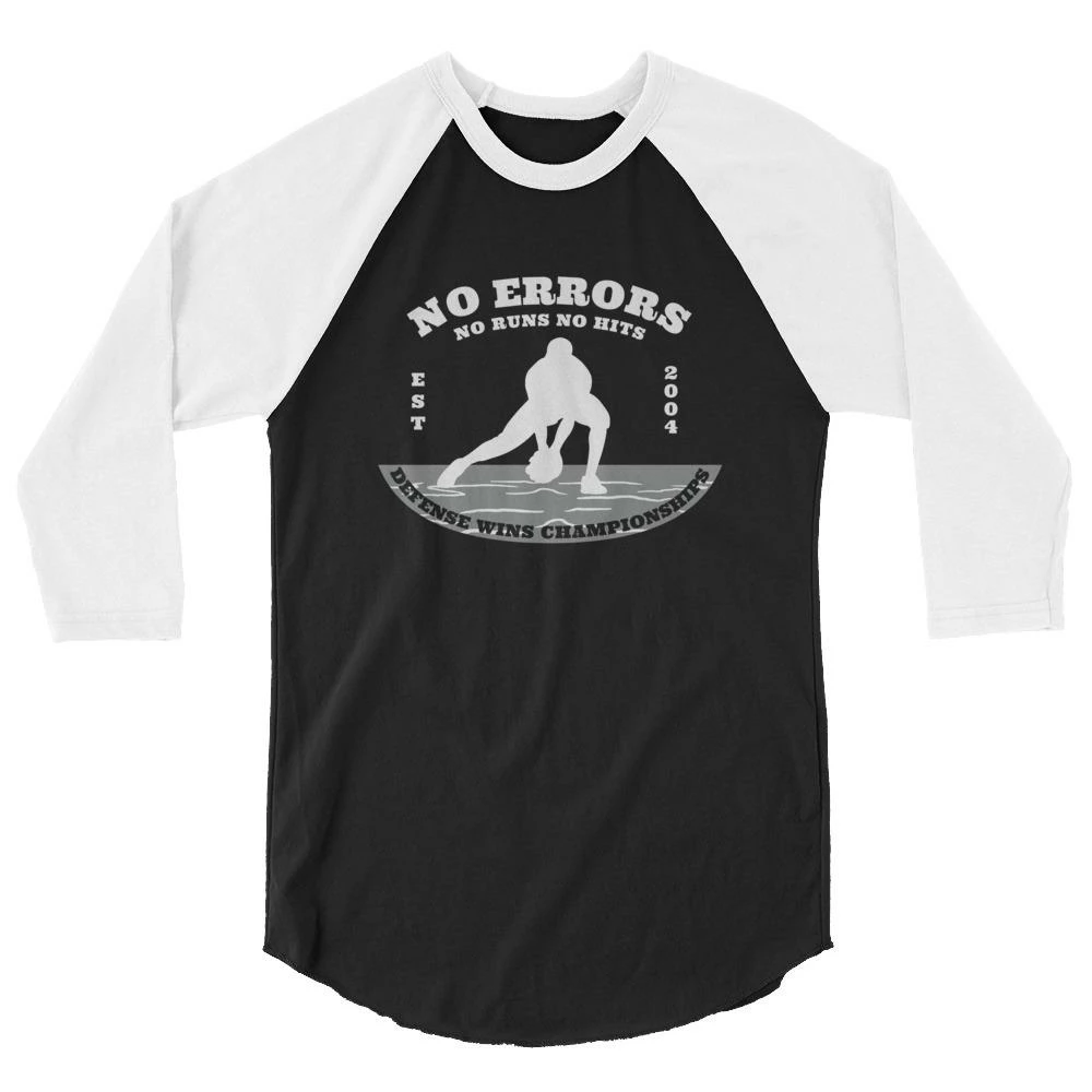 No Errors Sports 3/4 Sleeve Raglan Shirt 9 No Errors Sports 3/4 Sleeve Raglan Shirt - Image 7