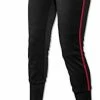 New CHAMPRO Womens Tournament Low Rise Fastpitch Pant W/Piping Black/Scarlet XL -Softball Shop 414gytpcael. ac e47edf31 d8b4 47c4 ad33 7deeffe46dec