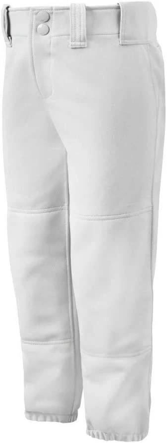 New Mizuno Girls (Youth) Belted Softball Pants Fastpitch Small White 3 New Mizuno Girls (Youth) Belted Softball Pants Fastpitch Small White
