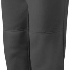 New Mizuno Girls (Youth) Belted Softball Pants Fastpitch Medium Charcoal