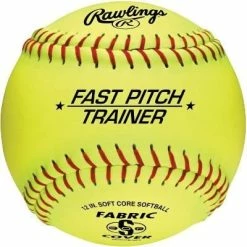 New Rawlings 11 Inch Loth Cover Practice Softball Yellow 1 Dozen (12)
