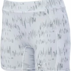 New Mizuno Women's Nighthawk Sliding Short X-Small White/Gray