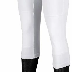 New CHAMPRO Girls Tournament Traditional Low-Rise Polyester Softball Pant SM Wht