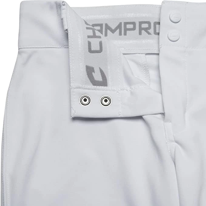 New CHAMPRO Girls Tournament Traditional Low-Rise Polyester Softball Pant SM Wht 6 New CHAMPRO Girls Tournament Traditional Low-Rise Polyester Softball Pant SM Wht - Image 4