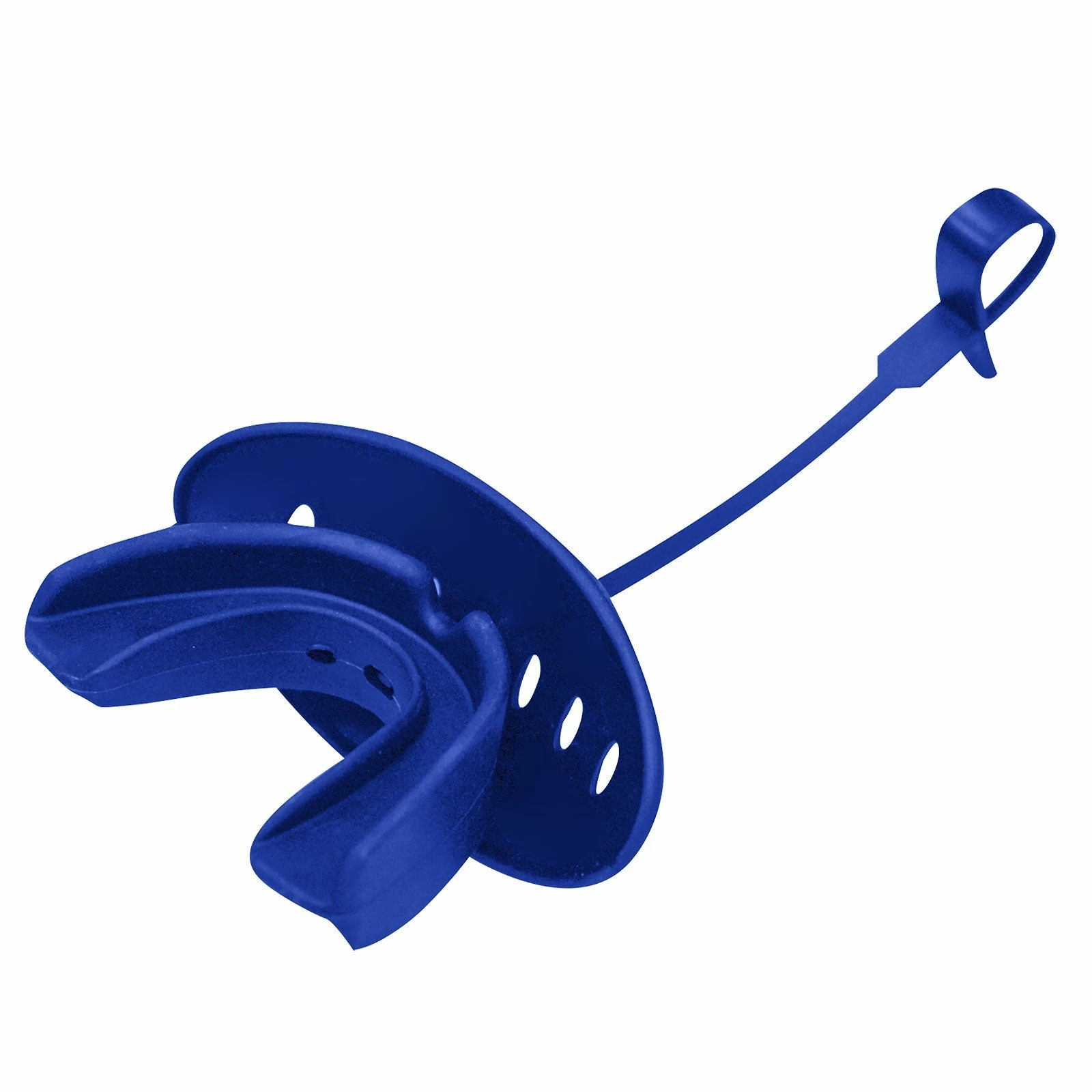 Champro AF56 Boil-And-Bite Strapped Mouthguard With Lip Protector - Royal