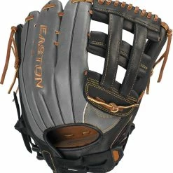Easton Professional Collection Slowpitch 13.00" Utility Glove - Gray Black
