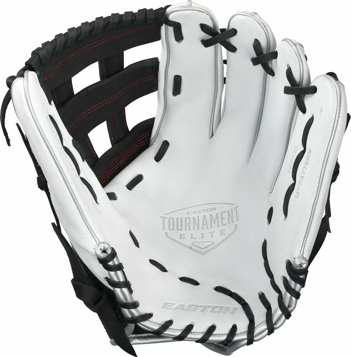 Easton Tournament Elite Serie Slowpitch 13.00" Utility Glove - White Black - Image 2