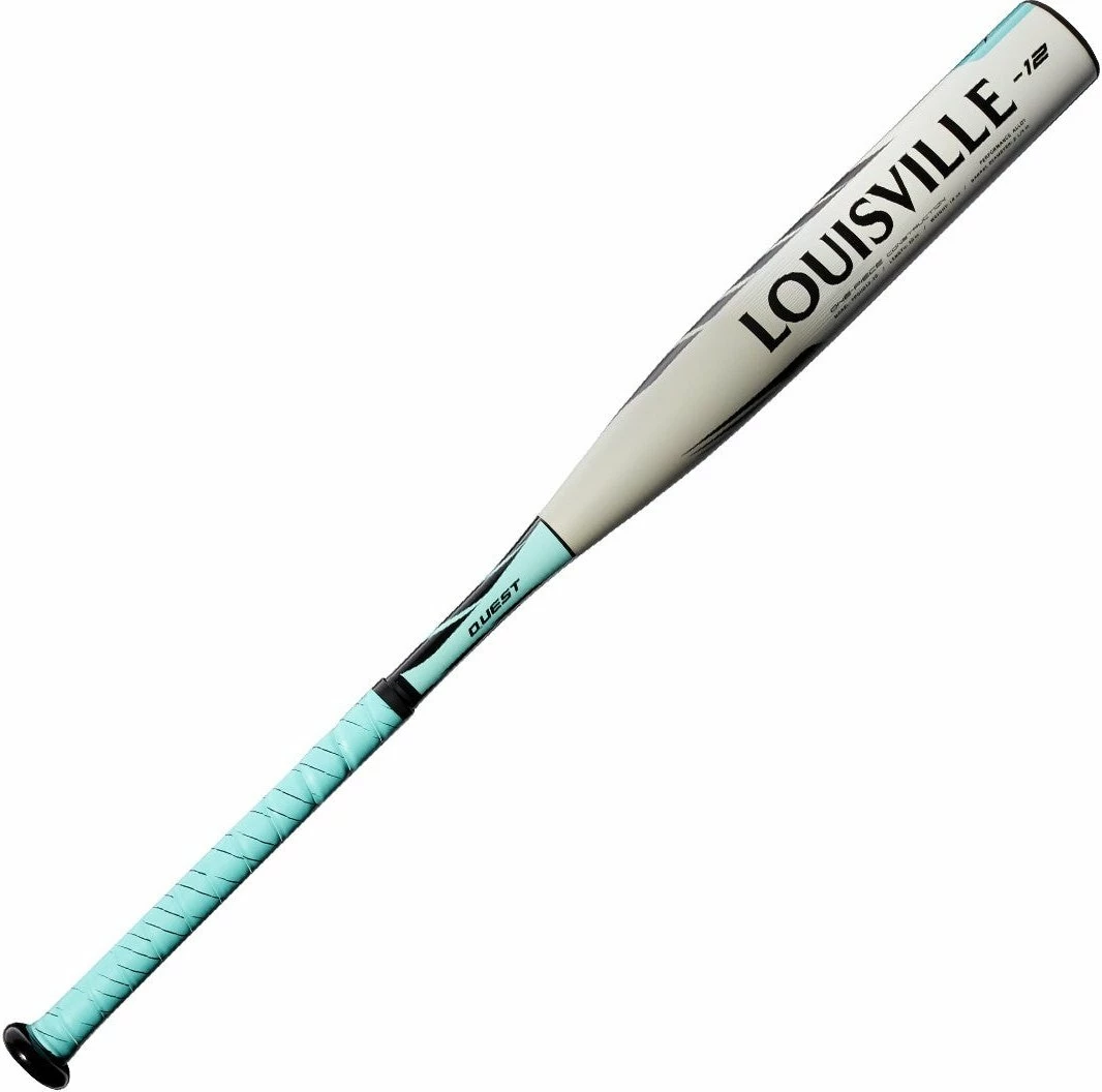 Louisville Slugger 2020 Quest (-12) Fastpitch Bat - Green White 6 Louisville Slugger 2020 Quest (-12) Fastpitch Bat - Green White - Image 4