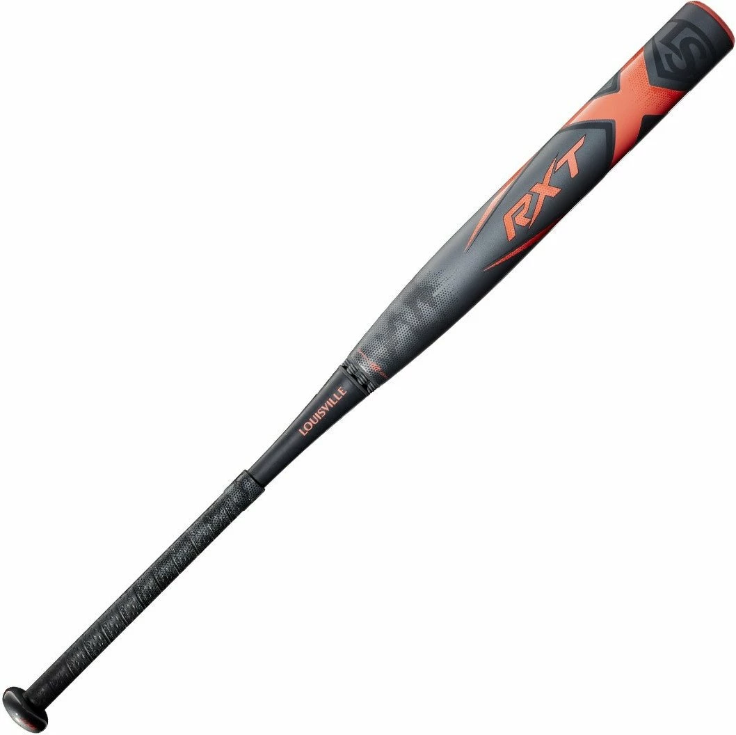 Louisville Slugger 2020 RXT X20 (-10) Fastpitch Bat - Gray Orange - Image 2