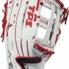 Louisville Slugger TPS 13.00" Slowpitch Utility Glove - White Red -Softball Shop Louisville Slugger TPS 13 00 Slowpitch Utility Glove White Red HIT a Double 0