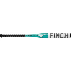 Mizuno F22-Finch Fastpitch Softball Bat (-13) - White Mint
