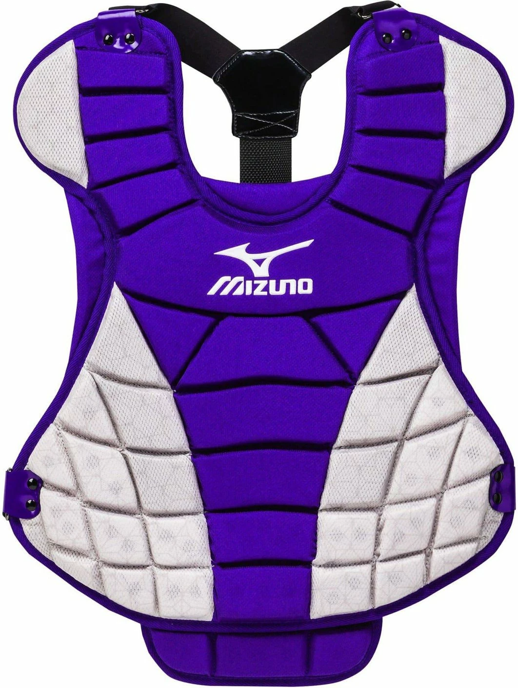 Mizuno Samurai Women's 13" Chest Protector - Purple Grey 3 Mizuno Samurai Women's 13" Chest Protector - Purple Grey