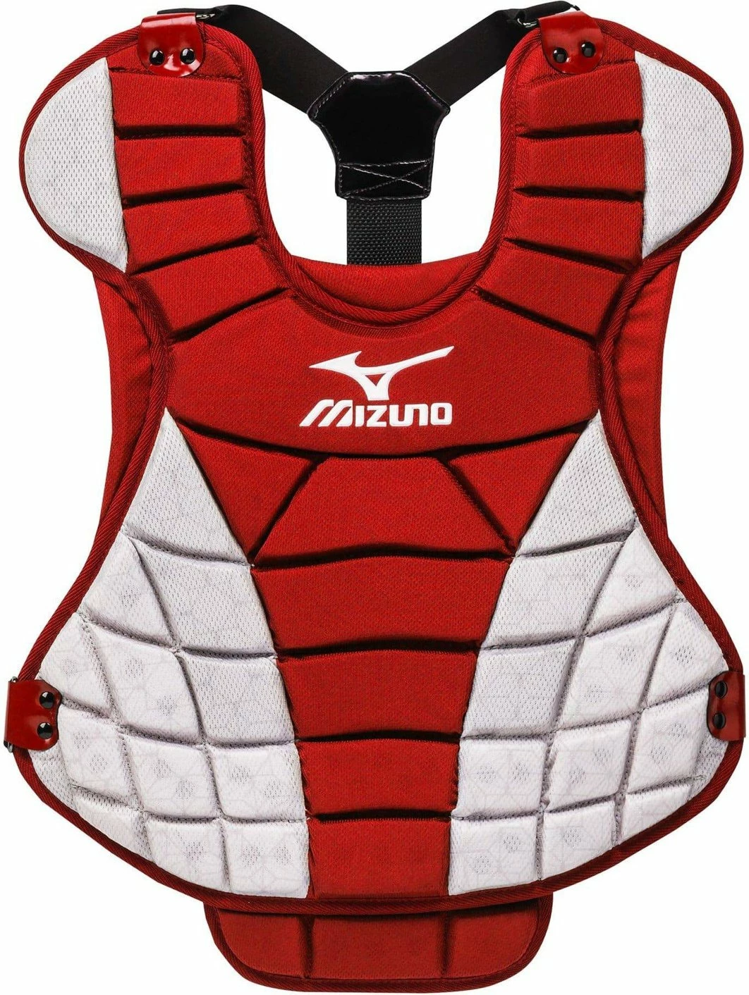 Mizuno Samurai Women's 13" Chest Protector - Red Grey