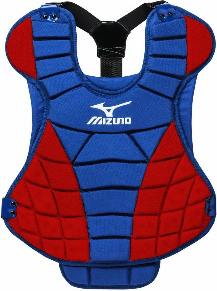 Mizuno Samurai Women's 14" Chest Protector - Red Navy