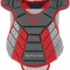 Mizuno Samurai Women's Fastpitch Softball Chest Protector 14" - Gray Red -Softball Shop Mizuno Samurai Women s Fastpitch Softball Chest Protector 14 Gray Red HIT a Double 1