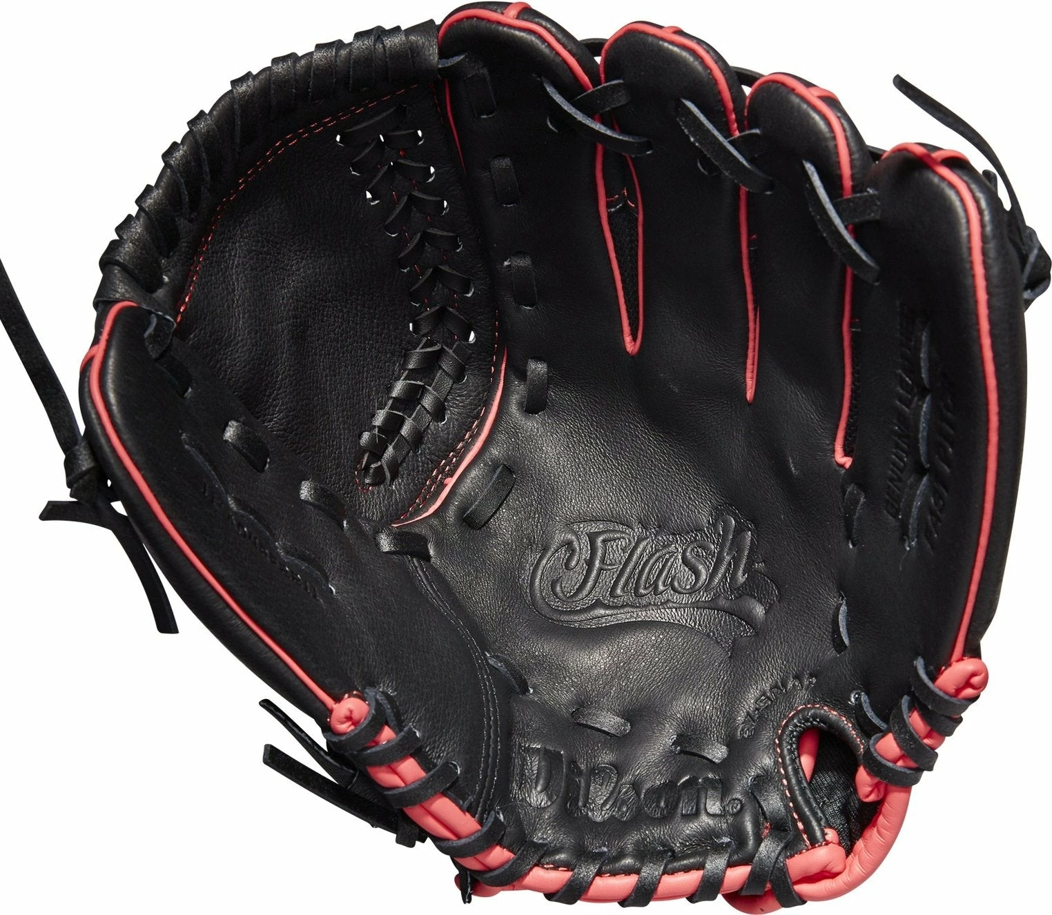 Wilson A440 Flash Fastpitch 11.00" Infield Glove - Black Pink 4 Wilson A440 Flash Fastpitch 11.00" Infield Glove - Black Pink - Image 2
