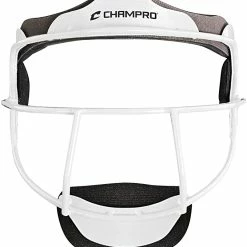 New Champro The Grill Defensive Fielder's Facemask Adult White/Black
