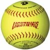 New DeMarini Lightning ASA Series Slowpitch Leather Softball 1 Dozen 11" Yellow/ -Softball Shop dkp
