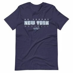 No Errors Sports NE New York Pinstrips SS T-Shirt -Softball Shop ne new york pinstripes ss t shirt 191886