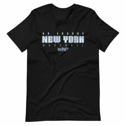 No Errors Sports NE New York Pinstrips SS T-Shirt -Softball Shop ne new york pinstripes ss t shirt 287790