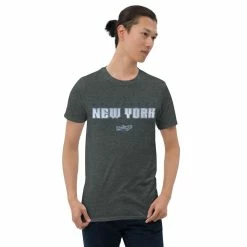 No Errors Sports NE New York Pinstrips SS T-Shirt -Softball Shop ne new york pinstripes ss t shirt 782945