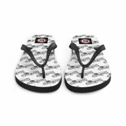 No Errors Sports NE Script Flip-Flops -Softball Shop ne script flip flops 536841