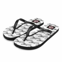 No Errors Sports NE Script Flip-Flops -Softball Shop ne script flip flops 909346
