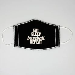 No Errors Sports NES Face Mask - Eat Sleep Baseball Repeat
