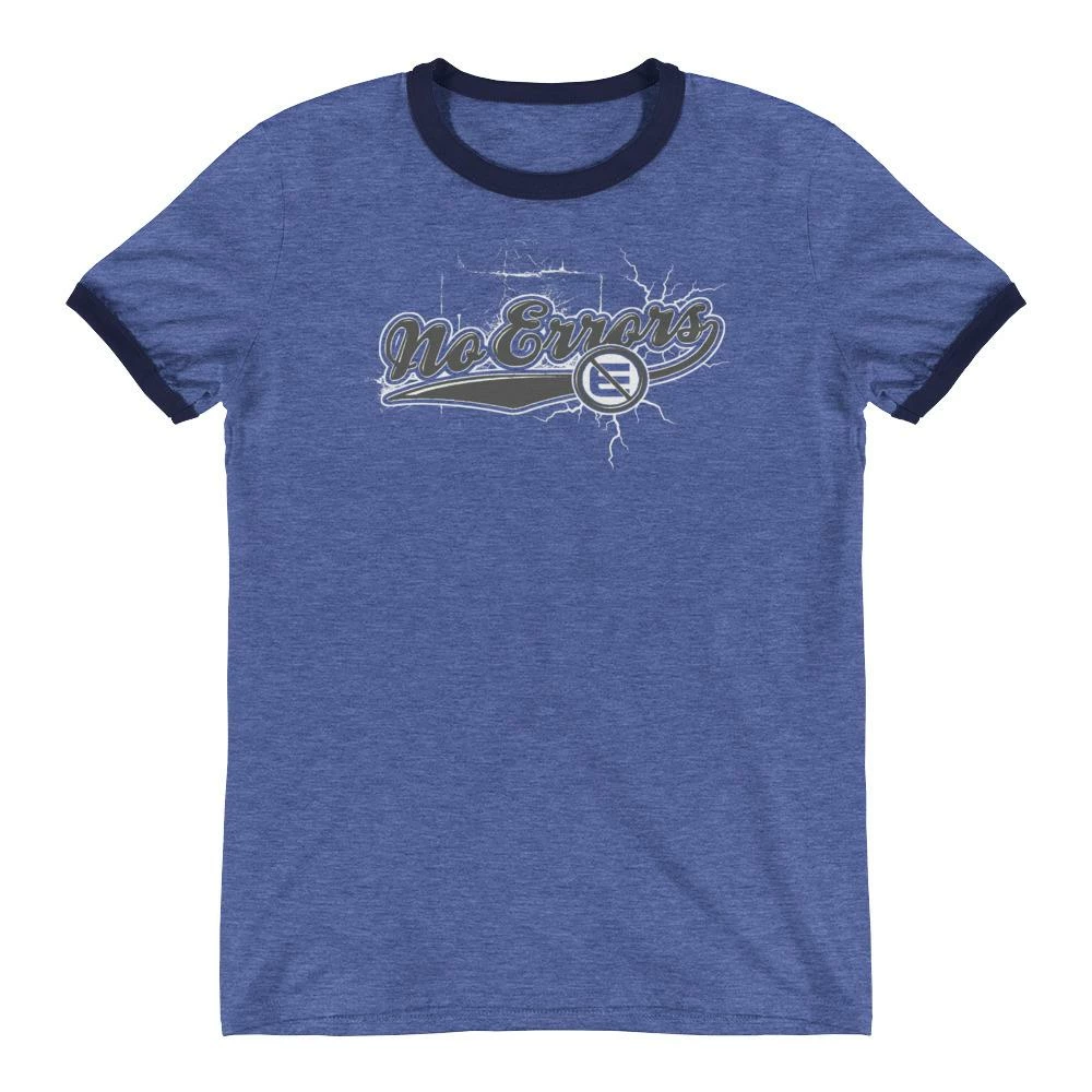 No Errors Sports Ringer T-Shirt 4 No Errors Sports Ringer T-Shirt - Image 2