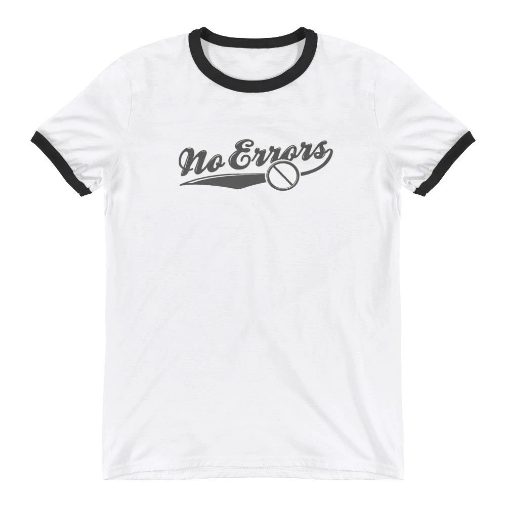 No Errors Sports Ringer T-Shirt 3 No Errors Sports Ringer T-Shirt