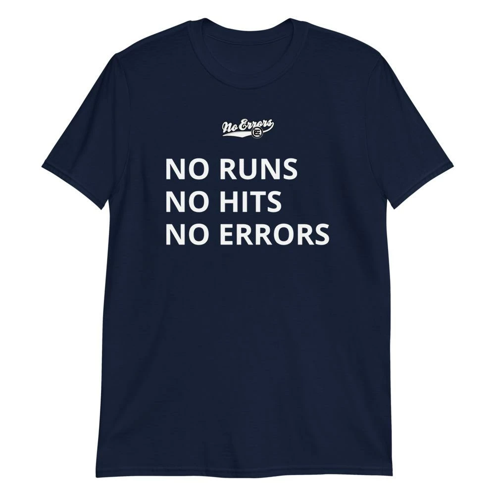 No Errors Sports No Runs No Hits No Errors T-shirt 4 No Errors Sports No Runs No Hits No Errors T-shirt - Image 2