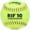 New Worth RIF 10 Sof-Dot 12in Pro Tac Fast Pitch Softballs One Dozen 12 Yellow -Softball Shop w24982 2012pack 2012in 20yellow 20no