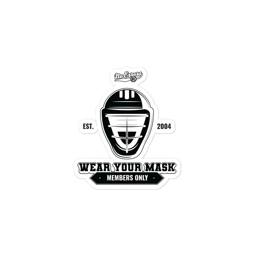 No Errors Sports Wear Your Mask Bubble-free Stickers 5 No Errors Sports Wear Your Mask Bubble-free Stickers - Image 3