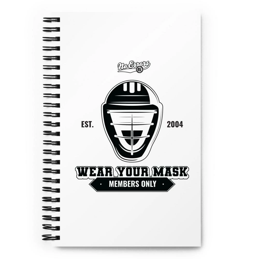No Errors Sports Wear Your Mask Spiral Notebook 3 No Errors Sports Wear Your Mask Spiral Notebook