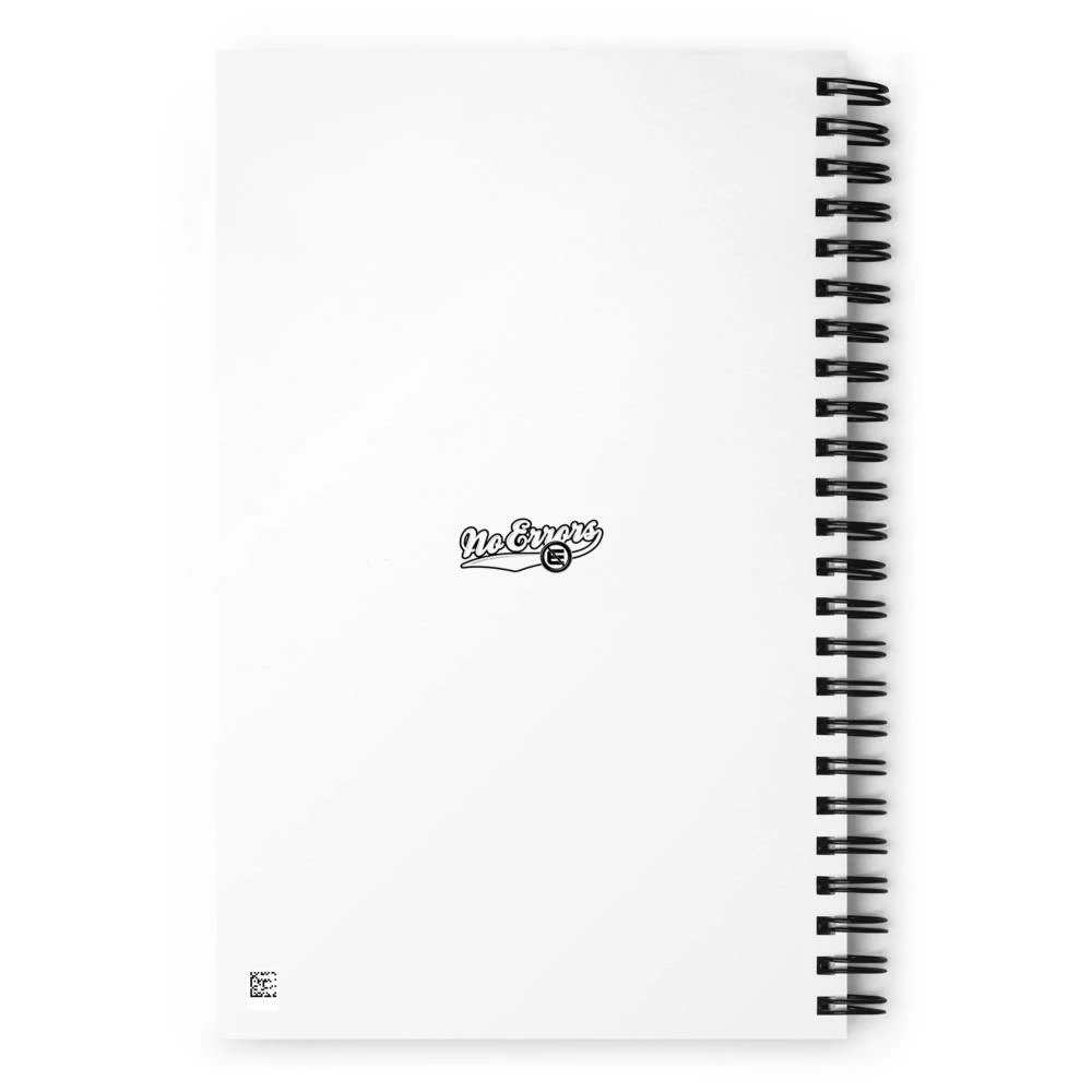 No Errors Sports Wear Your Mask Spiral Notebook 4 No Errors Sports Wear Your Mask Spiral Notebook - Image 2