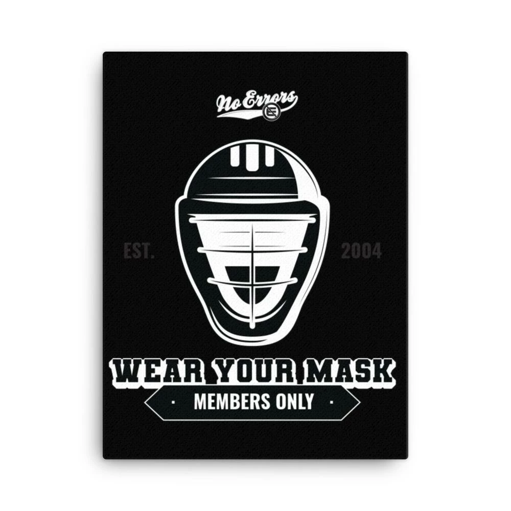 No Errors Sports Wear Your Mask Wall Canvas 7 No Errors Sports Wear Your Mask Wall Canvas - Image 5