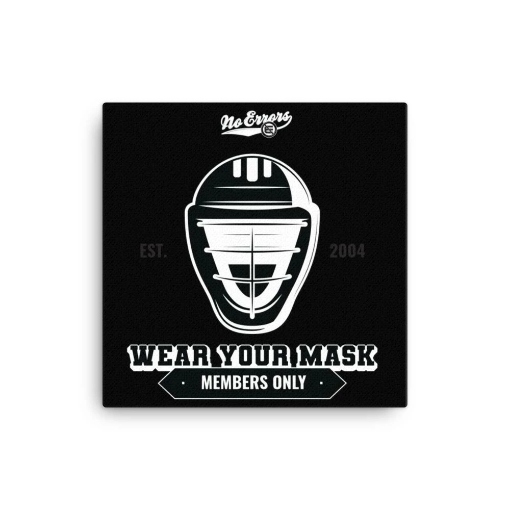 No Errors Sports Wear Your Mask Wall Canvas 3 No Errors Sports Wear Your Mask Wall Canvas