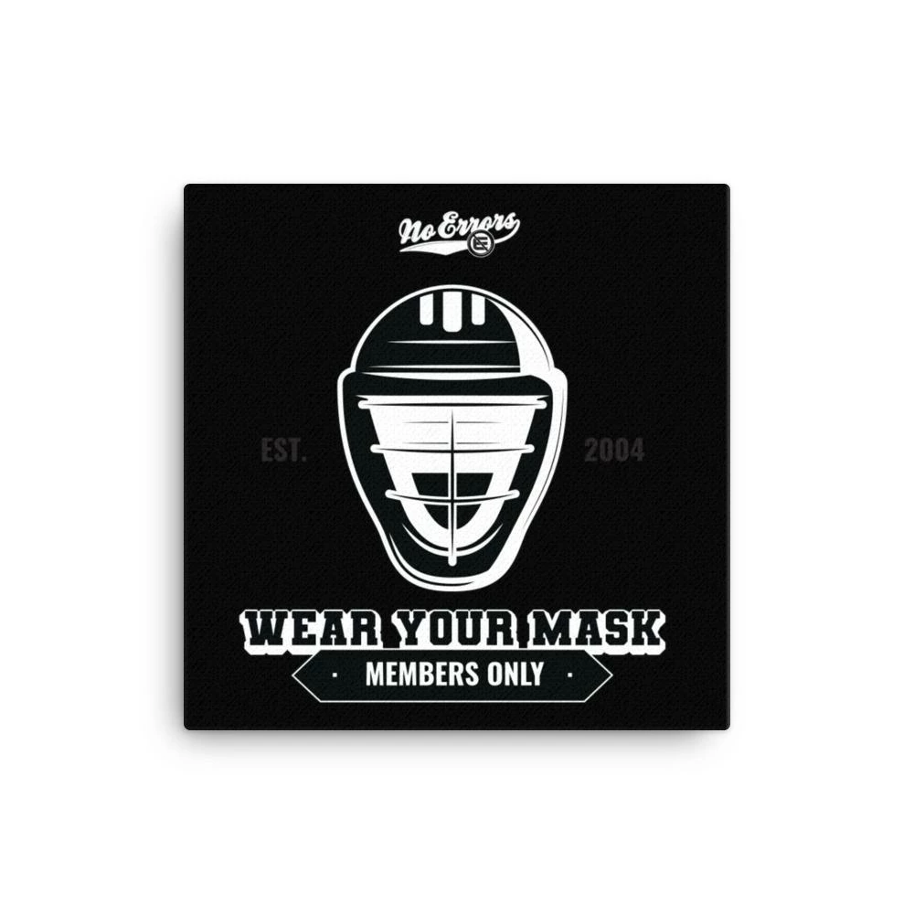No Errors Sports Wear Your Mask Wall Canvas 5 No Errors Sports Wear Your Mask Wall Canvas - Image 3
