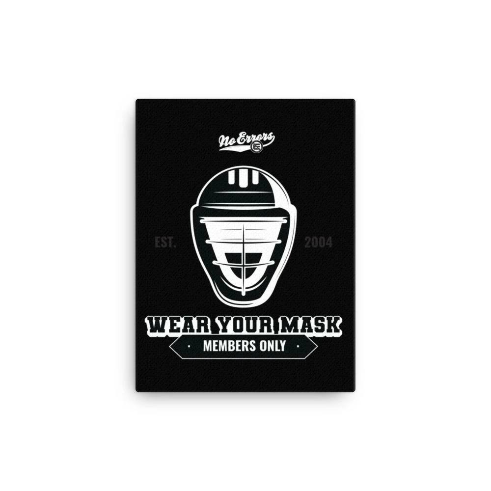 No Errors Sports Wear Your Mask Wall Canvas 4 No Errors Sports Wear Your Mask Wall Canvas - Image 2